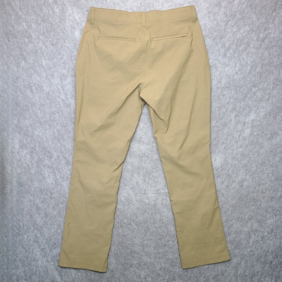 Eddie Bauer‎ Hiking Utility Pants Mens 36x31 Khaki Stretch Nylon Chino Outdoors - Picture 2 of 10